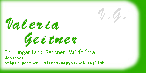 valeria geitner business card